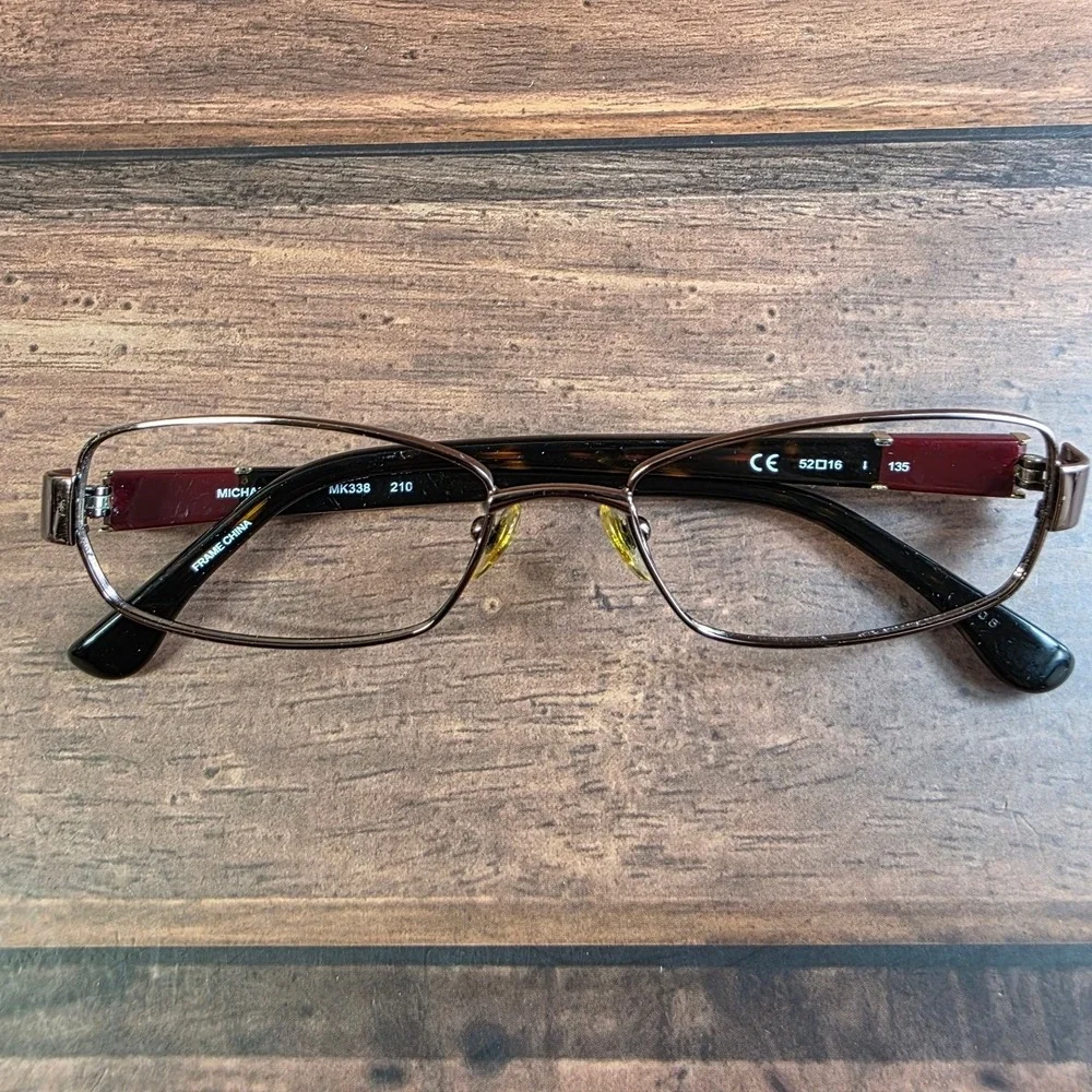 Michael Kors MK338 210 Men's Brown Metal‎ Glasses 52-16-135